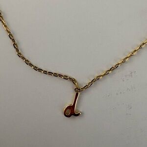 Kate Spade “d” Initial Necklace